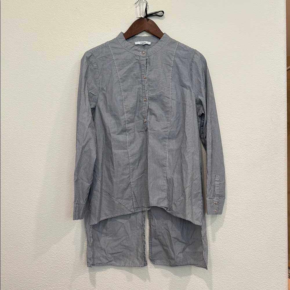 Ro & De Mandarin Collar Shirt